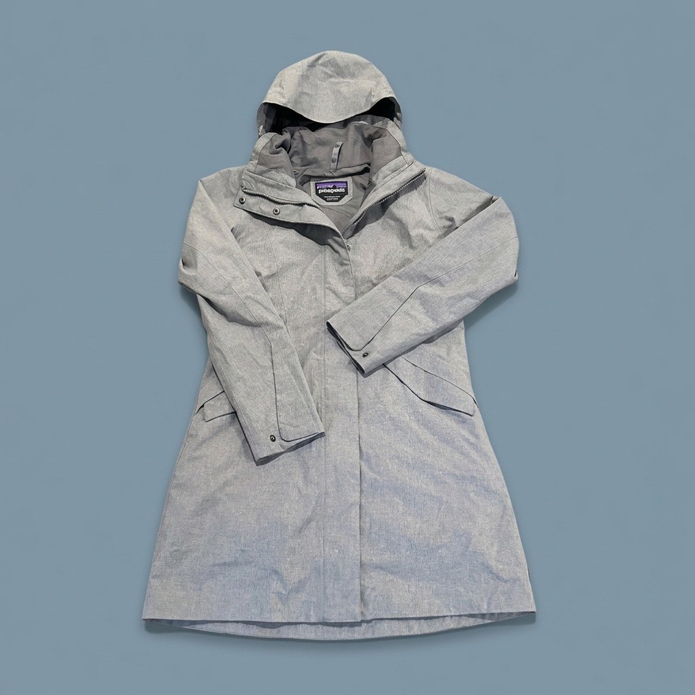 Patagonia Vosque 3-in-1 Parka Women's S Salt Grey H2No Waterproof Jacket FA21